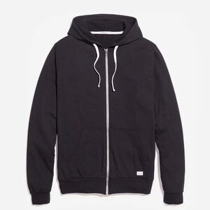 Marine Layer Afternoon Hoodie in Black Size: Large with Company Logo